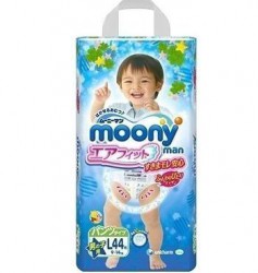 Подгузники-трусики для мальчиков 44 шт. Moony 9-14 кг р. L