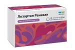 Лозартан Реневал, таблетки покрытые пленочной оболочкой 100 мг 90 шт
