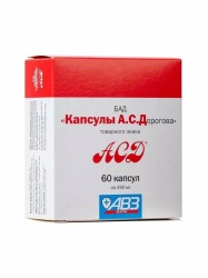 Капсулы А.С.Дорогова АСД БАД 60 шт. капс. 490 мг
