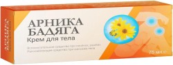 Крем для тела Простой рецепт с арникой и бадягой 75 мл