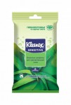 Салфетки влажные, Kleenex (Клинекс) №10 для чувствительной кожи с алоэ