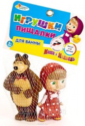 Игрушка для ванны Капитошка Маша и медведь
