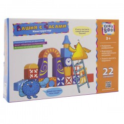 Игрушка Kribly Boo конструктор башня с часами 22 детали
