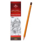 Карандаш чернографитный, Koh-I-Noor (Кох-и-Нор) р. d=2мм арт. 150003H01170RU 175 мм 1500 технический - 3Н (3 твердый) корпус деревянный шестигранный желтый заточенный без ластика