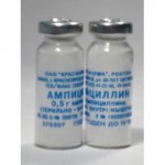 Ампициллин, порошок для приготовления раствора для внутримышечного введения 500 мг 1 шт