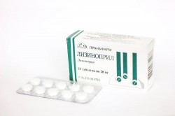 Лизиноприл табл. 10 мг 20 шт.