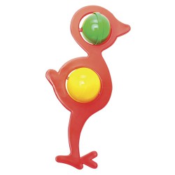 Игрушка-погремушка Страусенок