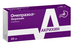 Омепразол-Акрихин капс. кишечнораств. 20 мг 20 шт.