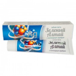 Зубная паста Зеленый Алтай с коллоидным серебром 75 мл