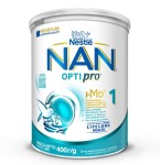 Смесь молочная, NAN (НАН) 400 г 1 Премиум Оптипро с рождения