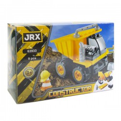 Игрушка JRX Самосвал с фигурками конструктор