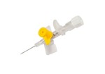 Катетер внутривенный периферический с дополнительным портом и крыльями, KDM (КДМ) р. 24G 0.7ммх19мм 1 шт KD-FIX КД-Фикс желтый