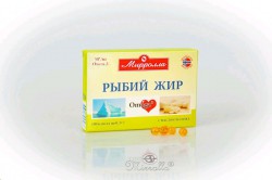 Рыбий жир Мирролла пищевой с маслом чеснока 100 шт. капс. 0.37 г