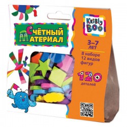 Игрушка Kribly Boo Счетный материал набор фигур 120 деталей