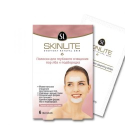 Полоски , Skinlite (Скинлайт) №6 для глубокого очищения пор лба и подбородка