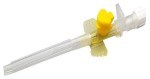 Катетер внутривенный периферический с дополнительным портом и крыльями, р. 24G 0.7х19мм 1 шт желтый